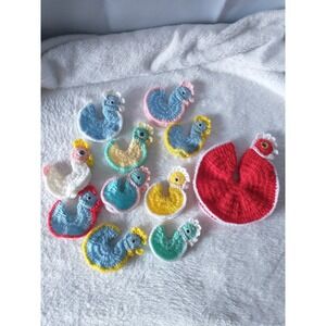 Hand Crochet Chickens